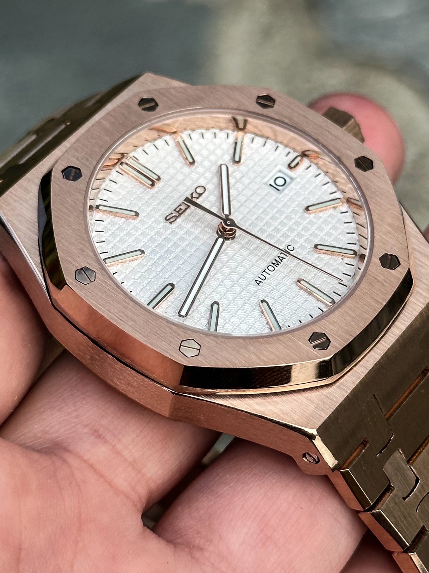 Royal Seikoak | White Rose Gold